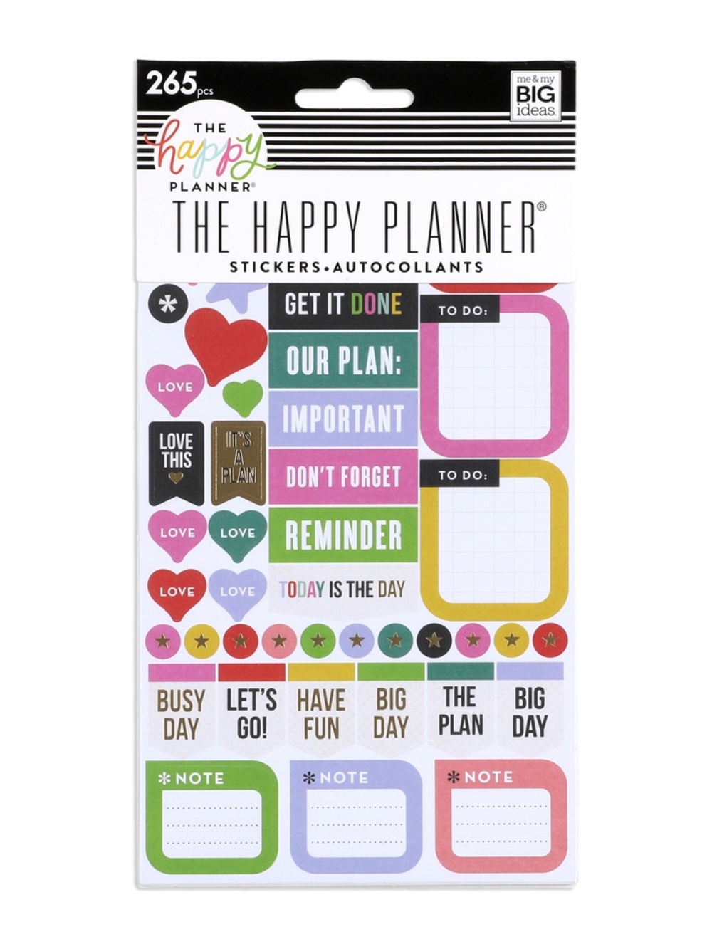 The Happy Planner Sticker Book 265 PIECES ME & MY BIG IDEAS BNIP